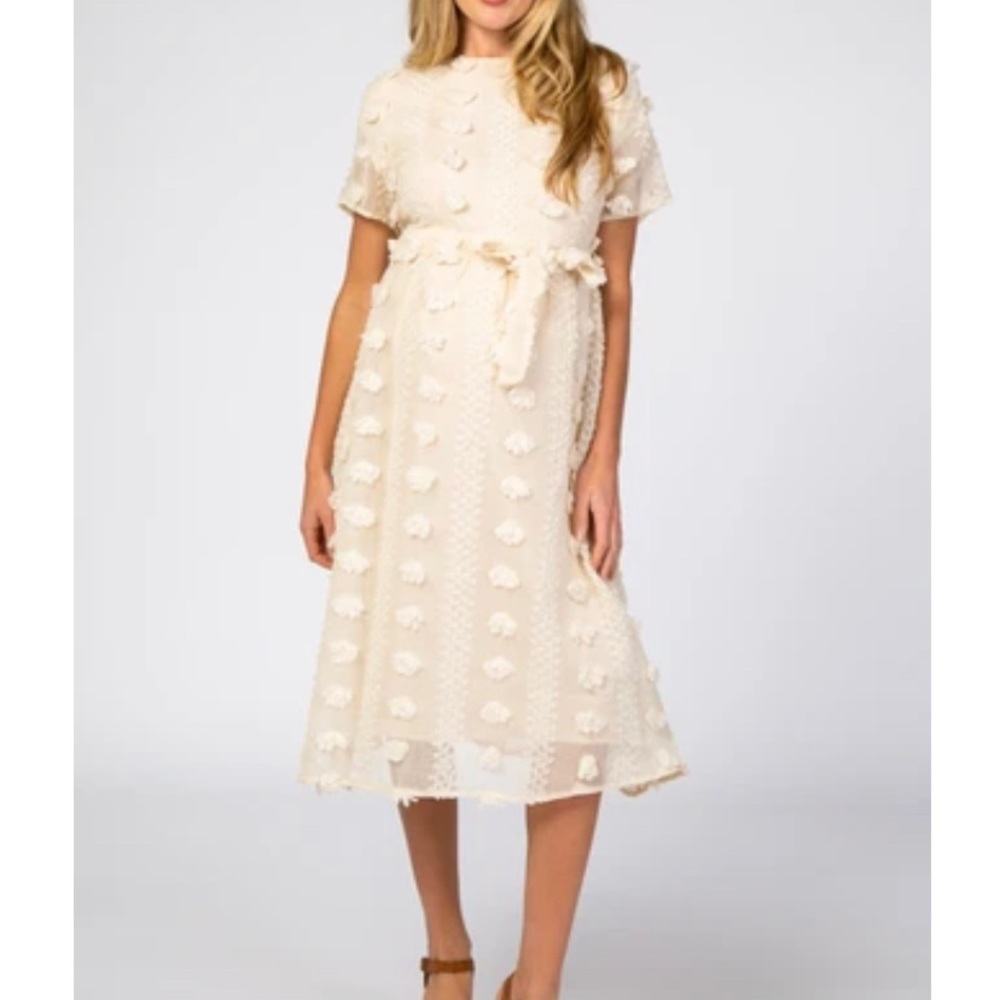 Pink Blush Maternity Dress